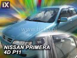 Ανεμοθραύστες για Nissan Primera (1990-1996) sedan - 4 τμχ. εμπρός και πίσω