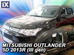 Ανεμοθραύστες για Mitsubishi Outlander (2006-2012) - 4 τμχ. εμπρός και πίσω