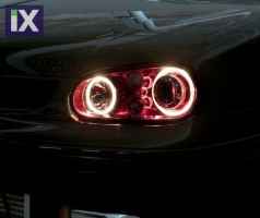 Δαχτυλίδια angel eyes CCFL για Vw Golf 4 - κόκκινα