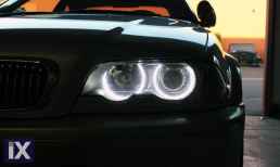 Δαχτυλίδια angel eyes για BMW E46 (1998-2005) με 66 led - Λευκό χρώμα