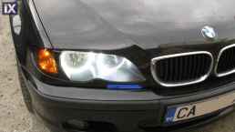 Δαχτυλίδια angel eyes για BMW E46 (1998-2005) με 66 led - Λευκό χρώμα