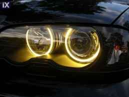 Κιτ CCFL angel eyes για BMW E30 / E34 - κίτρινο