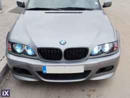 Δαχτυλίδια angel eyes για BMW E46 coupe (1998-2003) / BMW E46 Sedan, Combi (1998-2005) - Λευκό χρώμα