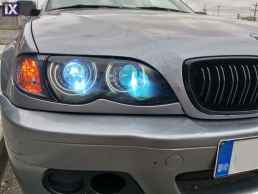 Δαχτυλίδια angel eyes για BMW E46 coupe (1998-2003) / BMW E46 Sedan, Combi (1998-2005) - Λευκό χρώμα