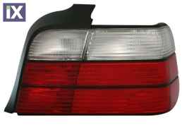 Πίσω φανάρια για BMW E36 (1991-1999) 4d sedan - χρωμίου - σετ 2τμχ.