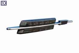 Led φλας για BMW E46 / E60 / E90 M-Look (2003-2005) - φιμέ - σετ 2τμχ.