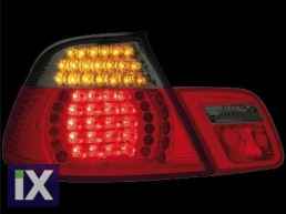 Πίσω φανάρια led για BMW E46 cabrio (1999-2007) - φιμέ φλας - σετ 2τμχ.