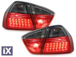 Πίσω φανάρια led για BMW E90 sedan (2005-2008) - φιμέ φλας - σετ 2τμχ.