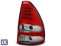 Πίσω φανάρια led για Toyota Land Cruiser 120 (2003-2009) - chrome - σετ 2τμχ.