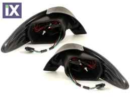 Πίσω φανάρια led για Peugeot 206 - black - σετ 2τμχ.