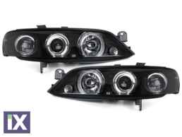 Φανάρια εμπρός angel eyes για Opel Vectra B (1996-2001) , με λάμπες (Η1) - σετ 2τμχ.