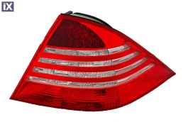 Πίσω φανάρια led για Mercedes W 220 S-Class (1998-2005) - chrome - σετ 2τμχ.