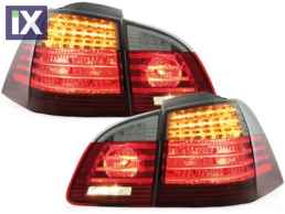 Πίσω φανάρια led για BMW E61 (2003-2007) - led φλας φιμέ - σετ 2τμχ.