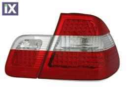 Πίσω φανάρια led για BMW E46 sedan (1998-2001) -chrome - σετ 2τμχ.