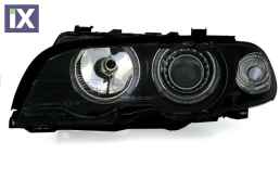 Φανάρια εμπρός angel eyes για BMW E46 coupe και cabrio (1999-2003) , χωρίς λάμπες (Η7) - σετ 2τμχ.