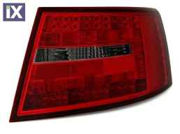 Πίσω φανάρια led για Audi A6 4F sedan (2004-2008) - φιμέ φλας - σετ 2τμχ.