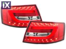 Πίσω φανάρια led για Audi A6 4F sedan (2004-2008) - lightbar design - σετ 2τμχ.