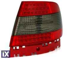 Πίσω φανάρια τύπου led για Audi A4 sedan (1995-2001) - μαύρα - σετ 2τμχ.