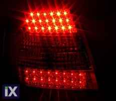 Πίσω φανάρια τύπου led για Audi A4 sedan (1995-2001) - μαύρα - σετ 2τμχ.