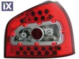 Πίσω φανάρια led για Audi A3 (1996-2003) - μαύρα - σετ 2τμχ.