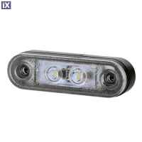 ΦΩΣ ΟΓΚΟΥ LD956 12/24V 2 LED HORPOL 79 Χ 24 mm (ΛΕΥΚΟ) - 1 ΤΕΜ.