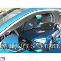 AUDI A3 Y8 LIMOUSINE 4D 2020-2021 / A3 Y8 SPORTBACK 5D 2020-2021 ΖΕΥΓΑΡΙ ΑΝΕΜΟΘΡΑΥΣΤΕΣ ΑΠΟ ΕΥΚΑΜΠΤΟ ΦΙΜΕ ΠΛΑΣΤΙΚΟ HEKO - 2 ΤΕΜ.