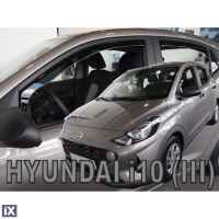 HYUNDAI i10 5D 2019+ ΣΕΤ ΑΝΕΜΟΘΡΑΥΣΤΕΣ ΑΥΤΟΚΙΝΗΤΟΥ ΑΠΟ ΕΥΚΑΜΠΤΟ ΦΙΜΕ ΠΛΑΣΤΙΚΟ HEKO - 4 ΤΕΜ.