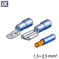 ΦΙΣΑΚΙΑ 6.3 x 0.8mm (40τμχ.)