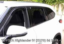 TOYOTA HIGHLANDER (XU70) 5D 2019+ ΣΕΤ ΑΝΕΜΟΘΡΑΥΣΤΕΣ ΑΥΤΟΚΙΝΗΤΟΥ ΑΠΟ ΕΥΚΑΜΠΤΟ ΦΙΜΕ ΠΛΑΣΤΙΚΟ HEKO - 4 ΤΕΜ.