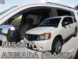 NISSAN ARMADA WA60 5D 2004-2016​ ΣΕΤ ΑΝΕΜΟΘΡΑΥΣΤΕΣ ΑΥΤΟΚΙΝΗΤΟΥ ΑΠΟ ΕΥΚΑΜΠΤΟ ΦΙΜΕ ΠΛΑΣΤΙΚΟ HEKO - 4 ΤΕΜ.