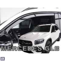 MERCEDES GLB X247 5D 2019+ ΖΕΥΓΑΡΙ ΑΝΕΜΟΘΡΑΥΣΤΕΣ ΑΠΟ ΕΥΚΑΜΠΤΟ ΦΙΜΕ ΠΛΑΣΤΙΚΟ HEKO - 2 ΤΕΜ.