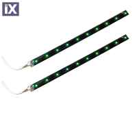 ΤΑΙΝΙΑ ΜΕ 15 LED ΕΥΚΑΜΠΤΗ FLEX STRIP 40 CM 12V ΠΡΑΣΙΝΟ 2ΤΕΜ