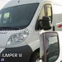 FIAT DUCATO 2006-2020 / CITROEN JUMPER 3 / PEUGEOT BOXER ΖΕΥΓΑΡΙ ΑΝΕΜΟΘΡΑΥΣΤΕΣ ΑΠΟ ΕΥΚΑΜΠΤΟ ΦΙΜΕ ΠΛΑΣΤΙΚΟ HEKO - 2 ΤΕΜ.