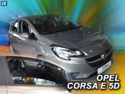 OPEL CORSA D 5D 09/2006-2014 /CORSA E 5D 2015+ ΑΝΕΜΟΘΡΑΥΣΤΕΣ ΑΥΤΟΚΙΝΗΤΟΥ ΑΠΟ ΕΥΚΑΜΠΤΟ ΦΙΜΕ ΠΛΑΣΤΙΚΟ HEKO - 2 ΤΕΜ.