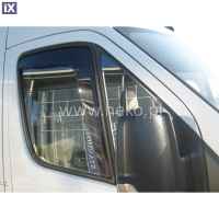 VW CRAFTER 2006-2017 / MERCEDES SPRINTER W906 2006-2018 ΖΕΥΓΑΡΙ ΑΝΕΜΟΘΡΑΥΣΤΕΣ VAN ΓΙΑ ΟΛΟ ΤΟ ΤΖΑΜΙ ΑΠΟ ΕΥΚΑΜΠΤΟ ΦΙΜΕ ΠΛΑΣΤΙΚΟ HEKO - 2 ΤΕΜ.