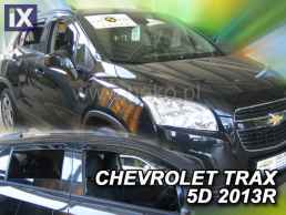 CHEVROLET TRAX 5D 2013-2015 ΣΕΤ ΑΝΕΜΟΘΡΑΥΣΤΕΣ ΑΥΤΟΚΙΝΗΤΟΥ ΑΠΟ ΕΥΚΑΜΠΤΟ ΦΙΜΕ ΠΛΑΣΤΙΚΟ HEKO - 4 ΤΕΜ.