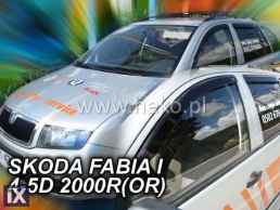 SKODA FABIA 4D/5D 1999-2010 ΖΕΥΓΑΡΙ ΕΞΩΤΕΡΙΚΟΙ ΑΝΕΜΟΘΡΑΥΣΤΕΣ ΑΥΤΟΚΙΝΗΤΟΥ ΑΠΟ ΕΥΚΑΜΠΤΟ ΦΙΜΕ ΠΛΑΣΤΙΚΟ HEKO - 2 ΤΕΜ.