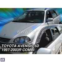 TOYOTA AVENSIS 5D COMBI 1997-2003 ΣΕΤ ΑΝΕΜΟΘΡΑΥΣΤΕΣ ΑΥΤΟΚΙΝΗΤΟΥ ΑΠΟ ΕΥΚΑΜΠΤΟ ΦΙΜΕ ΠΛΑΣΤΙΚΟ HEKO - 4 ΤΕΜ.