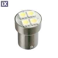 P21W 24V BA15s HYPER-LED12 ΛΑΜΠΑΚΙ ΚΟΚΚΙΝΟ (ΜΟΝΟΠΟΛΙΚΟ) BLISTER LAMPA - 1 ΤΕΜ.