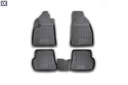 FORD FIESTA 05/2002-08/2008 / FORD FUSION 2002-2012 ΜΑΡΚΕ ΠΑΤΑΚΙΑ ΣΕ ΣΚΑΦΗ TPE ΛΑΣΤΙΧΟ ΣΕ ΜΑΥΡΟ ΧΡΩΜΑ NOVLINE - 4 ΤΕΜ.