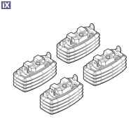 BMW ΣΕΙΡΑ 3 E46 3D/5D/COUPE 01/07+ KIT ΑΚΡΑ (ΠΟΔΙΑ) ΓΙΑ ΜΠΑΡΕΣ NORDRIVE