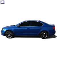 SKODA OCTAVIA 3 A7 4D/SW 2013+ ΤΡΙΜ ΜΑΡΚΕ ΠΑΡΑΘΥΡΩΝ ΑΥΤΟΚΟΛΛΗΤΑ ΧΡΩΜΙΟ ΜΕΤΑΛΛΙΚΑ 10 TEM.