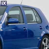 VW GOLF 4 5D 98-04 TRIM ΜΑΡΚΕ ΠΑΡΑΘΥΡΩΝ ΑΥΤΟΚΟΛΛΗΤΑ ΧΡΩΜΙΟΥ 4ΤΕΜ.