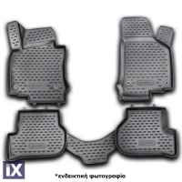 VW GOLF 6 2009-2012 ΜΑΡΚΕ ΠΑΤΑΚΙΑ ΣΕ ΣΚΑΦΗ TPE ΛΑΣΤΙΧΟ ΣΕ ΜΑΥΡΟ ΧΡΩΜΑ NOVLINE - 4 ΤΕΜ.