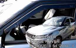 LAND ROVER RANGE ROVER EVOQUE 5D 2018+ ΖΕΥΓΑΡΙ ΑΝΕΜΟΘΡΑΥΣΤΕΣ ΑΠΟ ΕΥΚΑΜΠΤΟ ΦΙΜΕ ΠΛΑΣΤΙΚΟ HEKO - 2 ΤΕΜ.