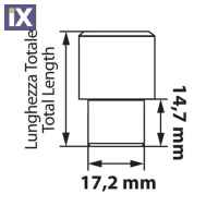 Μπουλόνια Ασφαλείας 12x1,5 15/35mm (21) ίσια ULTRA HIGHT SECURITY J030