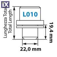 Μπουλόνια Ασφαλείας 14x1,50 19,44/42,6mm (22) ίσια με ροδέλα L010