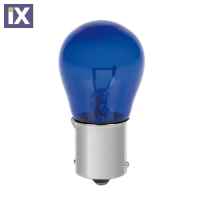 P21W 12V 21W BA15s ΜΟΝΟΠΟΛΙΚΟ ΜΠΛΕ BLUE DYED-GLASS 2ΤΕΜ. BLISTER