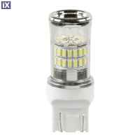 W21W (T20) 12V MEGA-LED48 6.500K 370lm W3x16d ΔΙΑΘΛΑΣΗΣ (ΚΑΡΦΩΤΟ-ΔΙΠΛΗΣ ΠΟΛΙΚΟΤΗΤΑΣ) BLISTER 1ΤΕΜ.