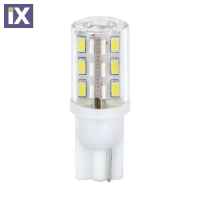 T10 10-30V W2,1x9,5d 175lm (καρφωτό) Λευκό Διάθλασης MEGA-LED 45 CREE-LED BLISTER 2τεμ.